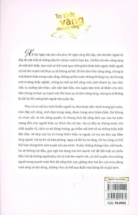 bách khoa thư dành cho phụ nữ - phụ nữ mạnh mẽ để thanh tao