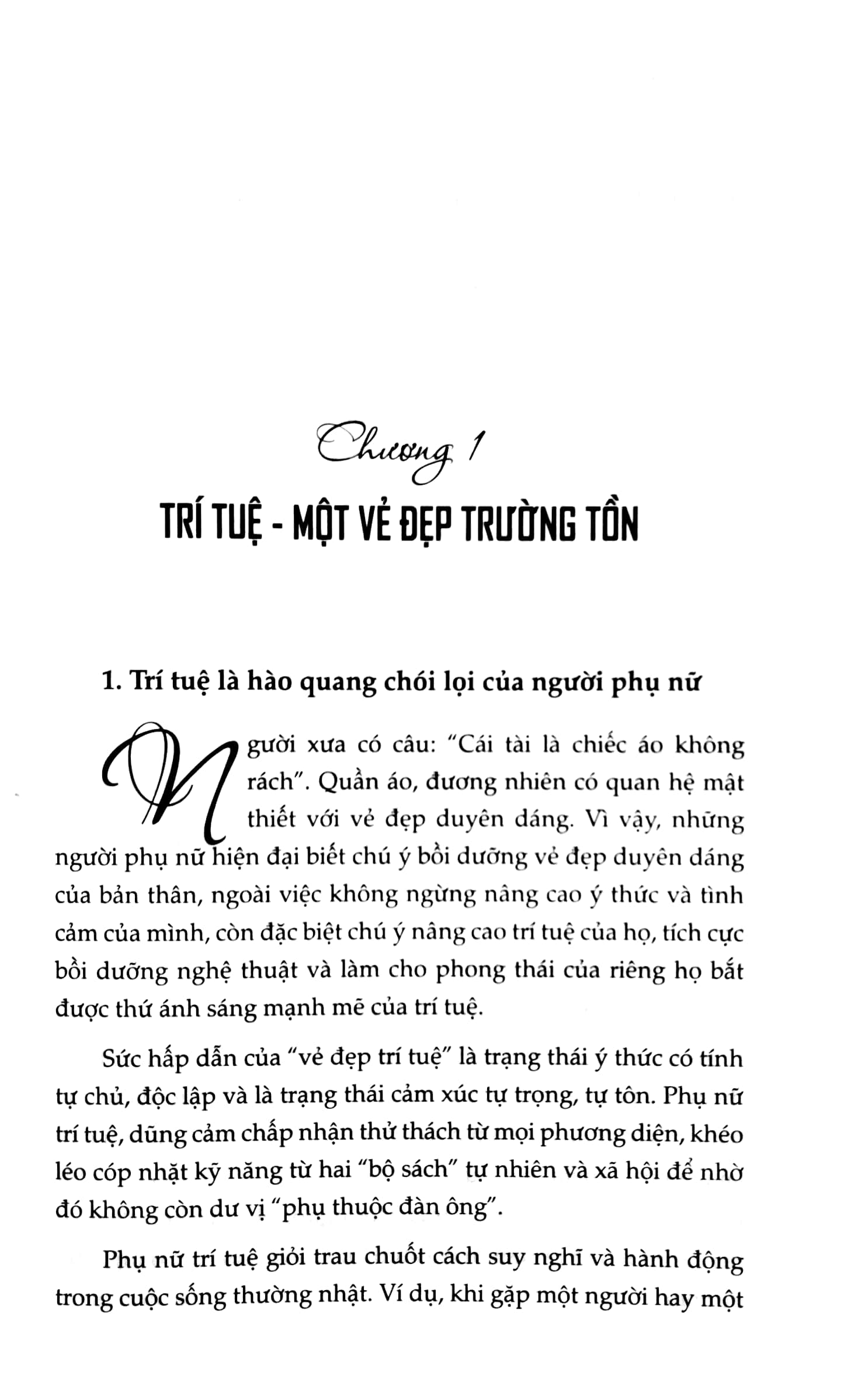 bách khoa thư dành cho phụ nữ - phụ nữ trí tuệ bao nhiêu hạnh phúc bấy nhiêu
