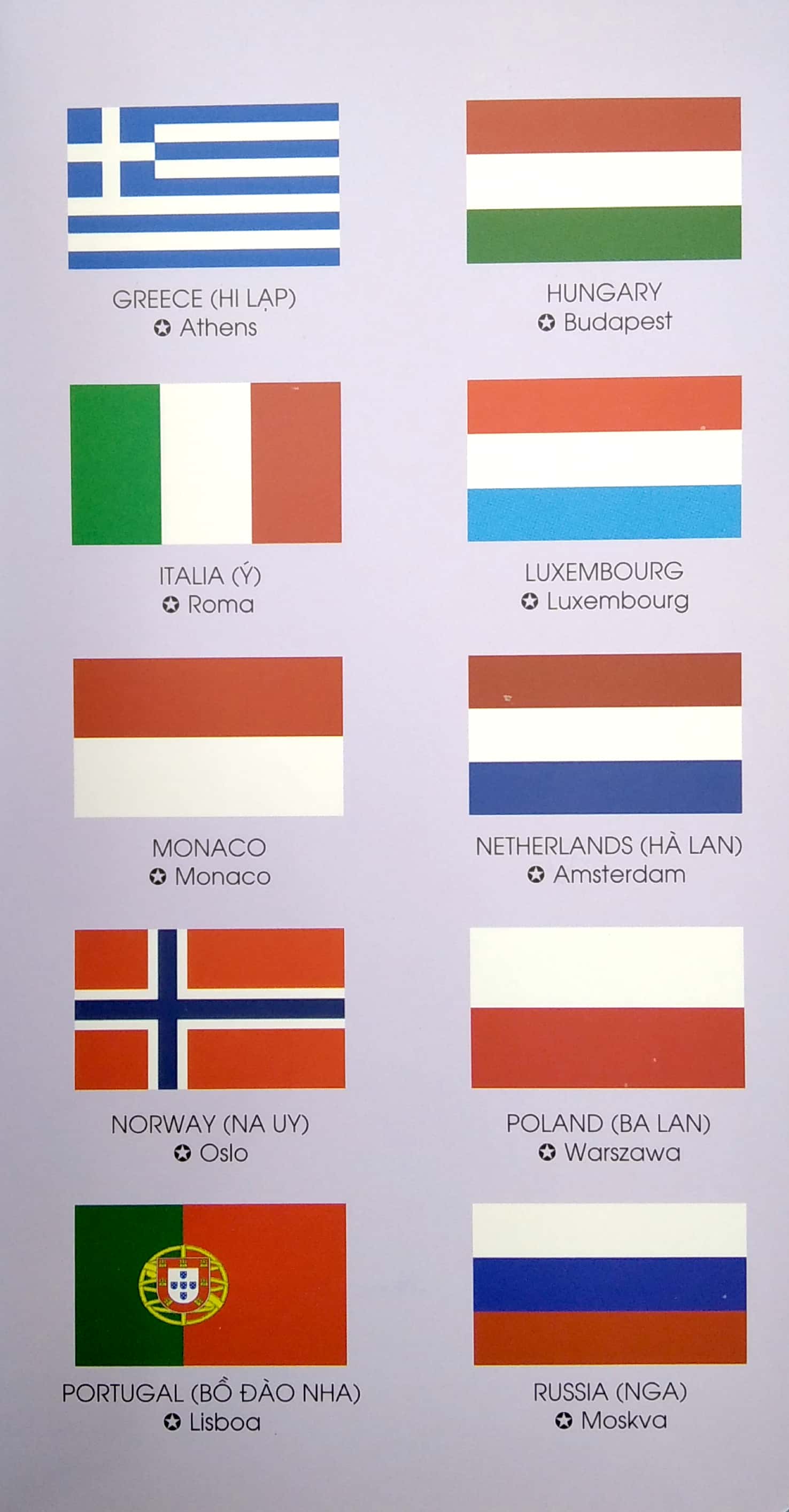 bách khoa thư đầu đời của tớ - 100 từ mới về cờ các nước - bìa cứng