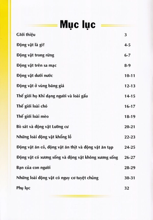 bách khoa thư kỳ diệu cho trẻ em - thế giới động vật