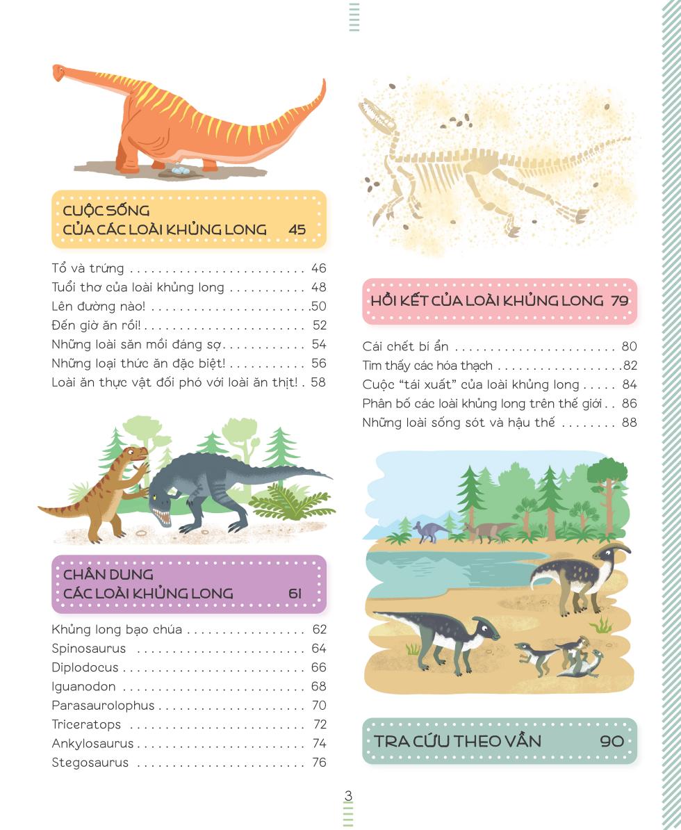 bách khoa thư tiểu học larousse - khủng long