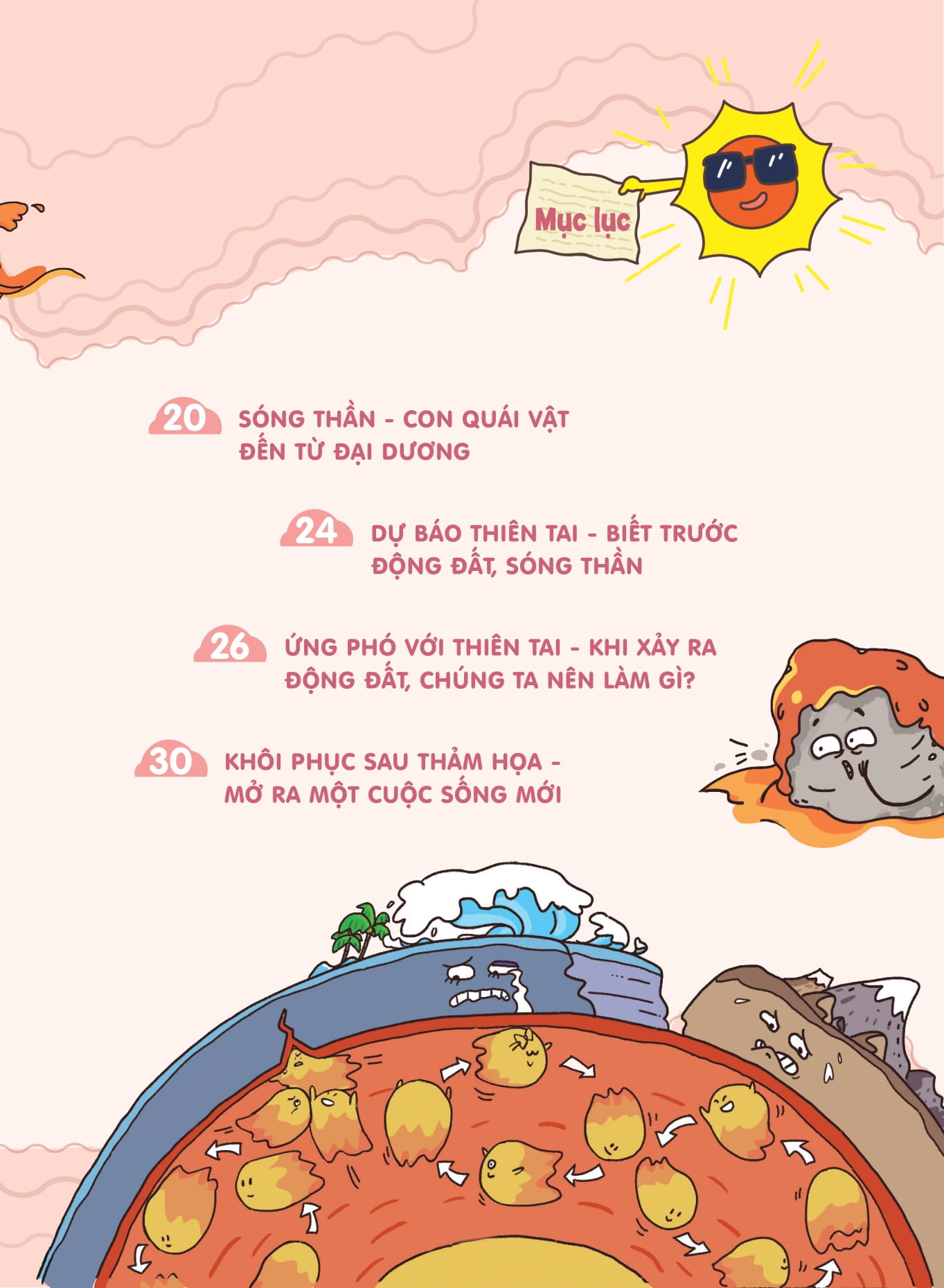 bách khoa thư về các hiện tượng tự nhiên - động đất, sóng thần