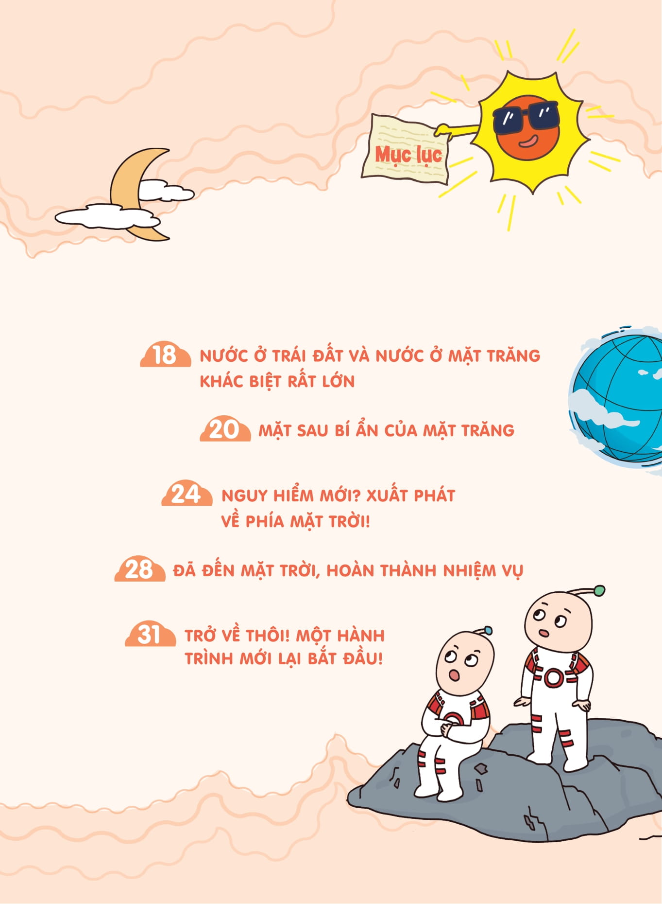 bách khoa thư về các hiện tượng tự nhiên - mặt trời, mặt trăng, trái đất