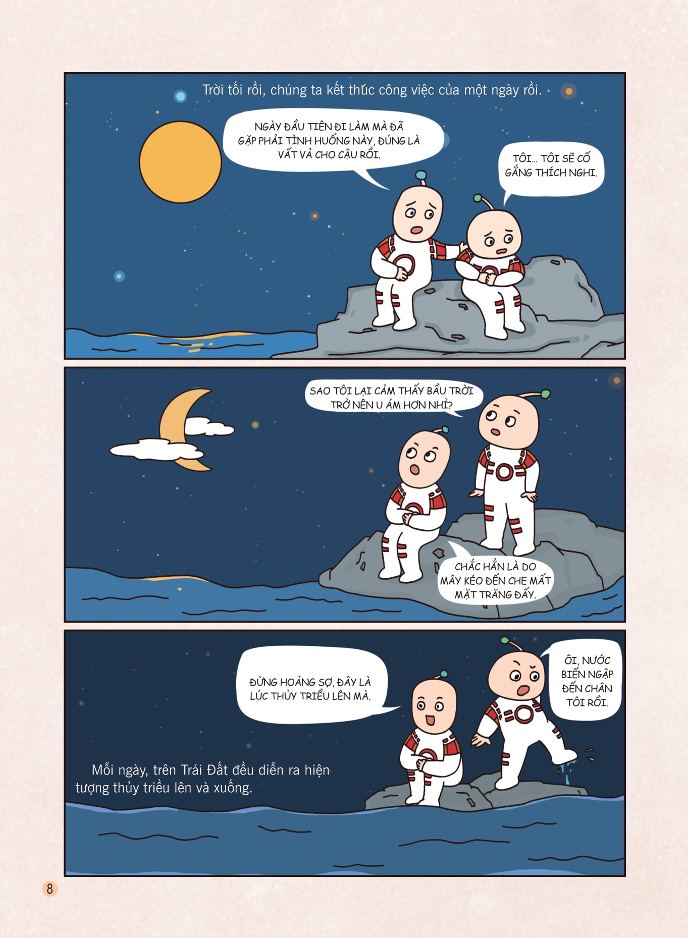 bách khoa thư về các hiện tượng tự nhiên - mặt trời, mặt trăng, trái đất