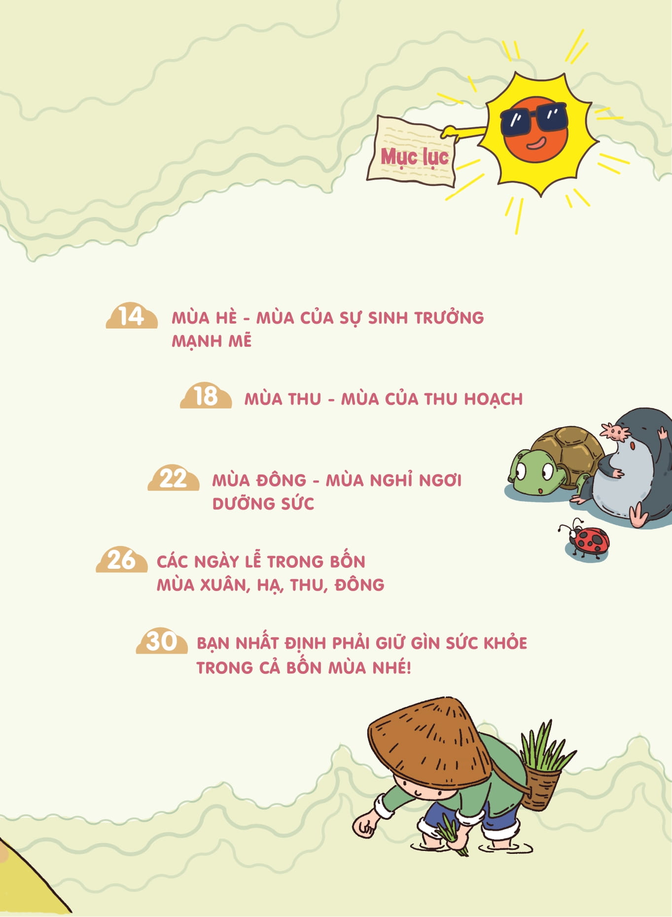 bách khoa thư về các hiện tượng tự nhiên - sự thay đổi của bốn mùa