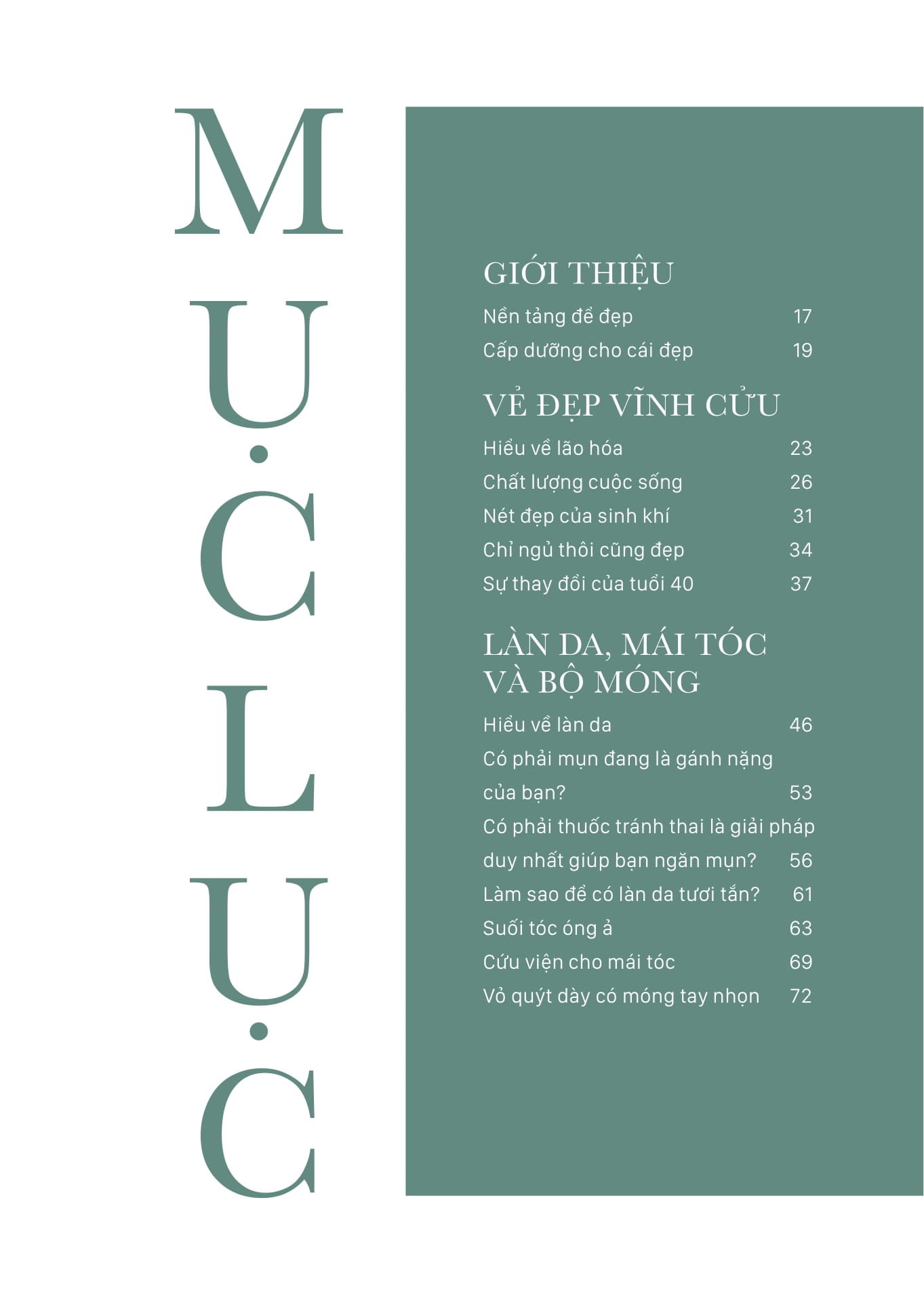 bách khoa thư về đẹp - 45 liệu pháp nuôi dưỡng vẻ đẹp toàn diện