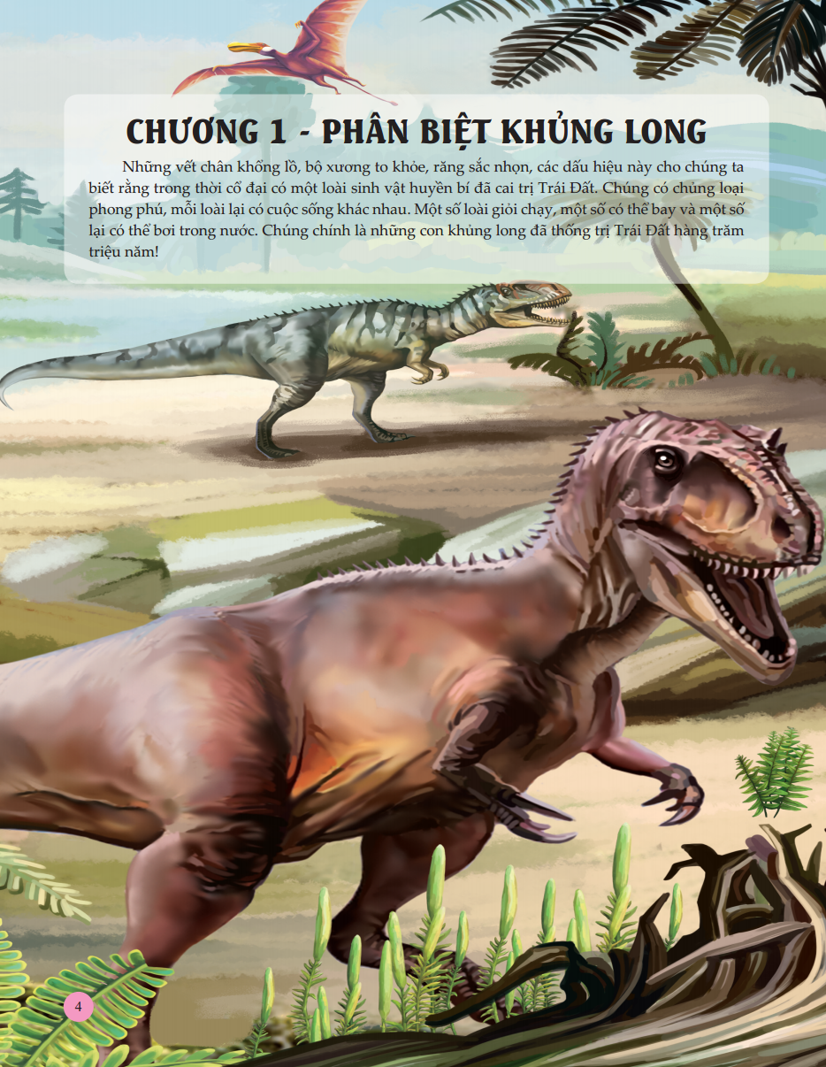 bách khoa toàn thư tìm hiểu về trái đất - vương quốc khủng long (tái bản 2023)