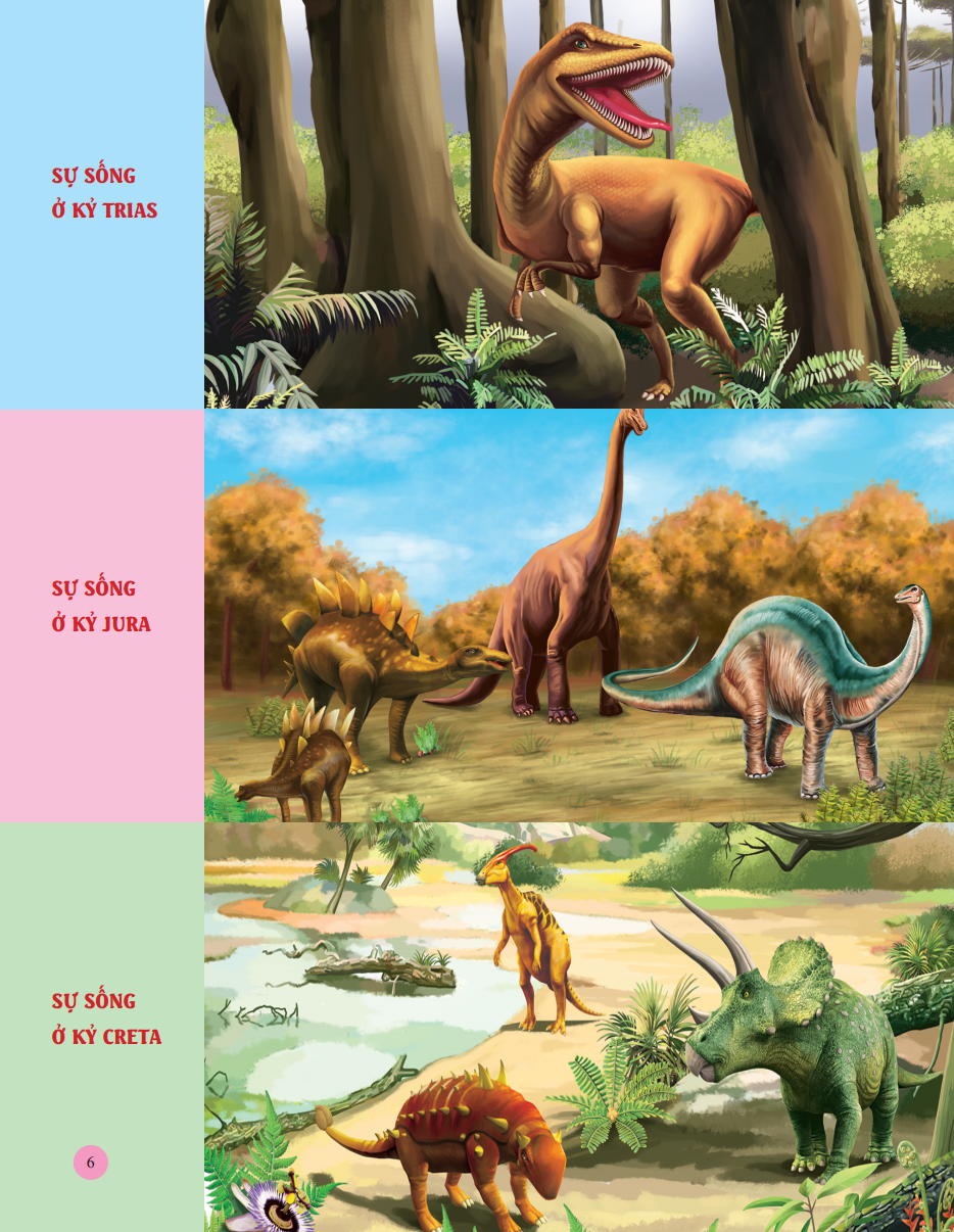 bách khoa toàn thư tìm hiểu về trái đất - vương quốc khủng long (tái bản 2023)