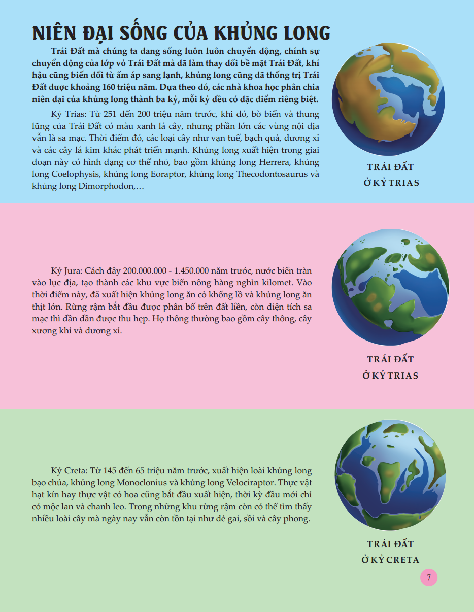 bách khoa toàn thư tìm hiểu về trái đất - vương quốc khủng long (tái bản 2023)