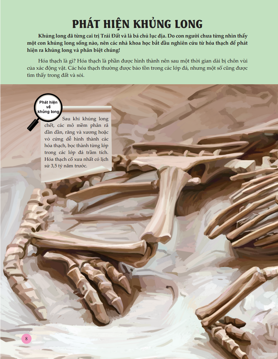 bách khoa toàn thư tìm hiểu về trái đất - vương quốc khủng long (tái bản 2023)