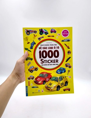 bách khoa toàn thư về các loại ô tô 1000 sticker - 1000 miếng dán hình thông minh - ô tô thể thao