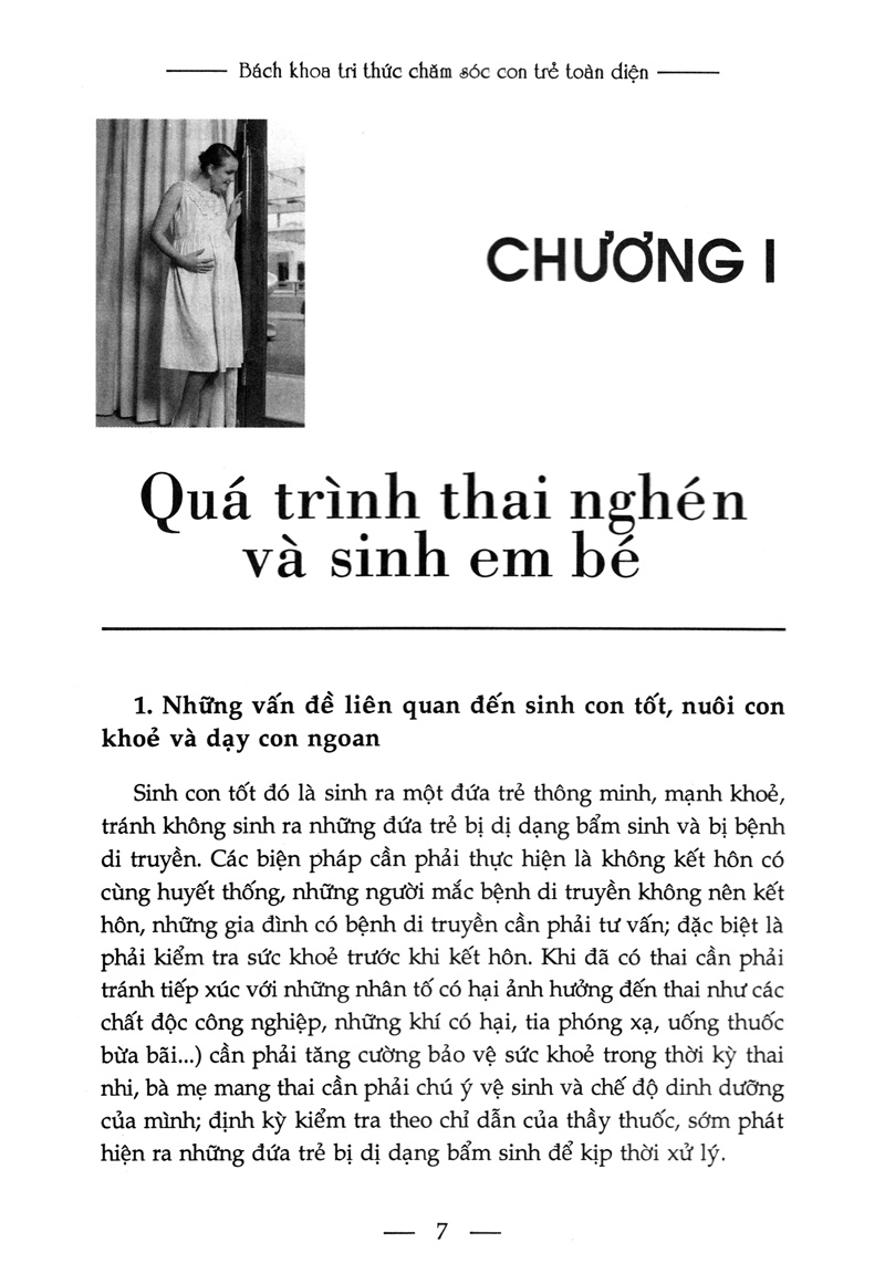 bách khoa tri thức chăm sóc con trẻ toàn diện