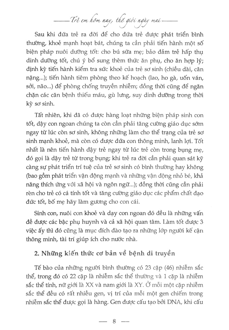 bách khoa tri thức chăm sóc con trẻ toàn diện