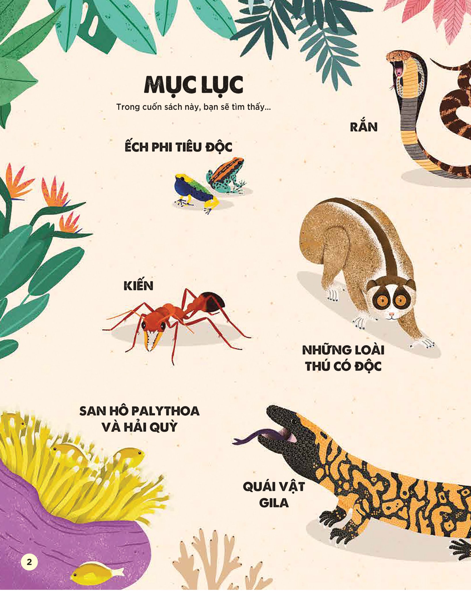 bách khoa tri thức dành cho trẻ em - các sinh vật cực độc trên trái đất