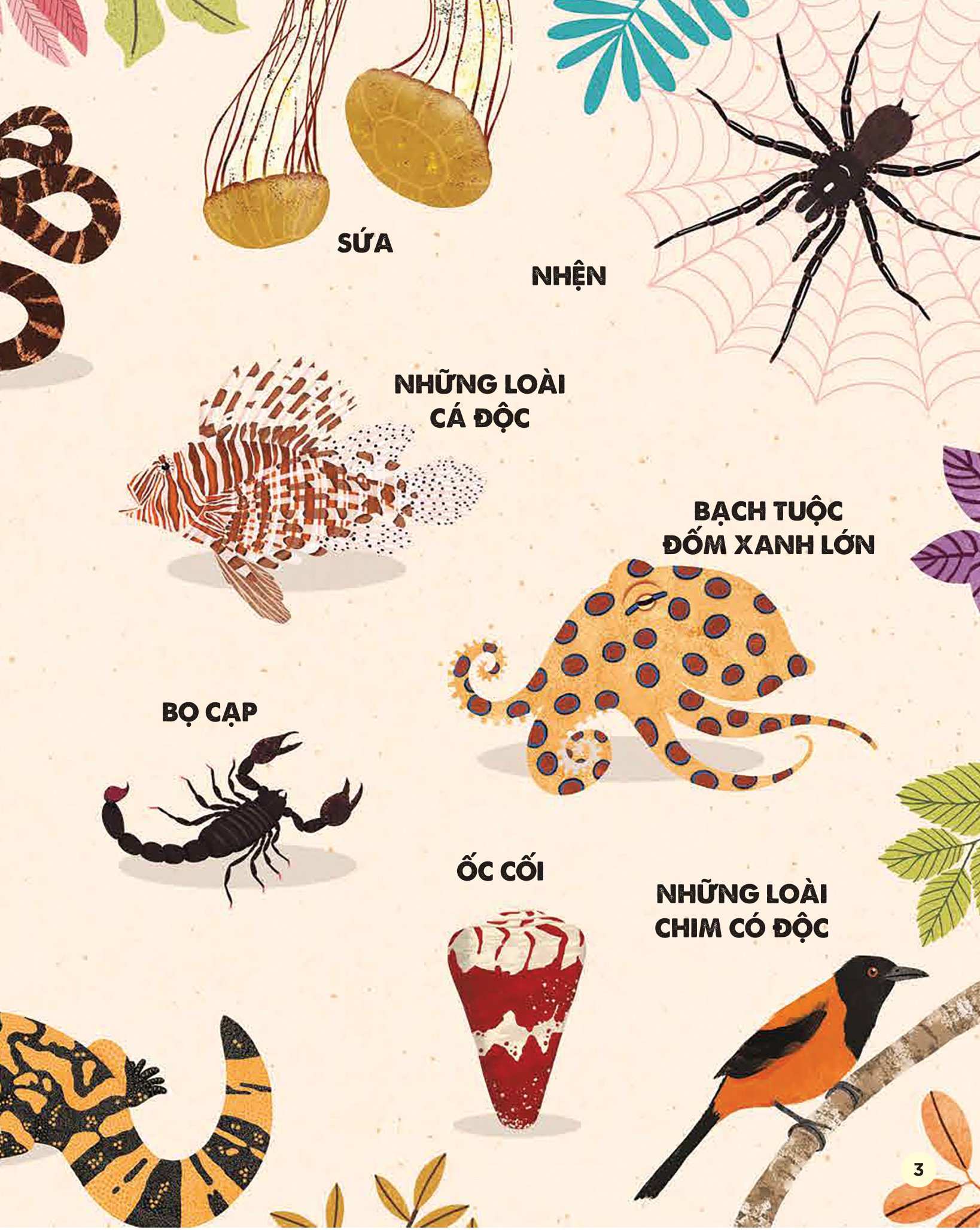 bách khoa tri thức dành cho trẻ em - các sinh vật cực độc trên trái đất