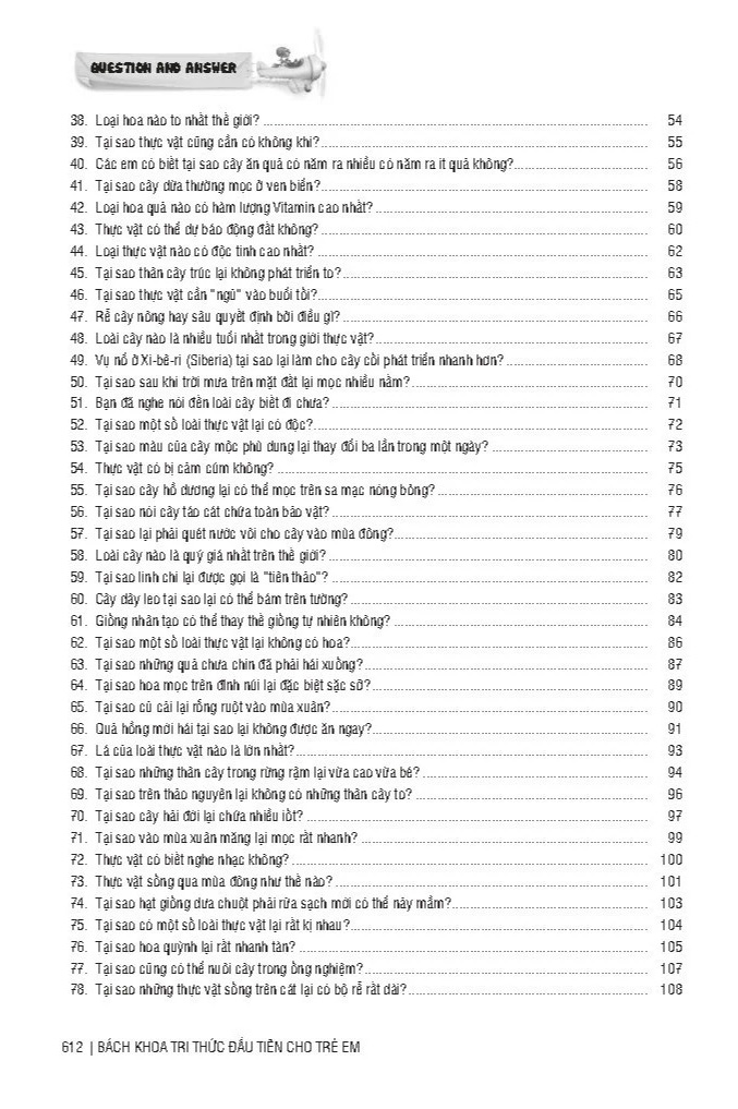 bách khoa tri thức đầu tiên cho trẻ em - câu hỏi và trả lời - bìa cứng