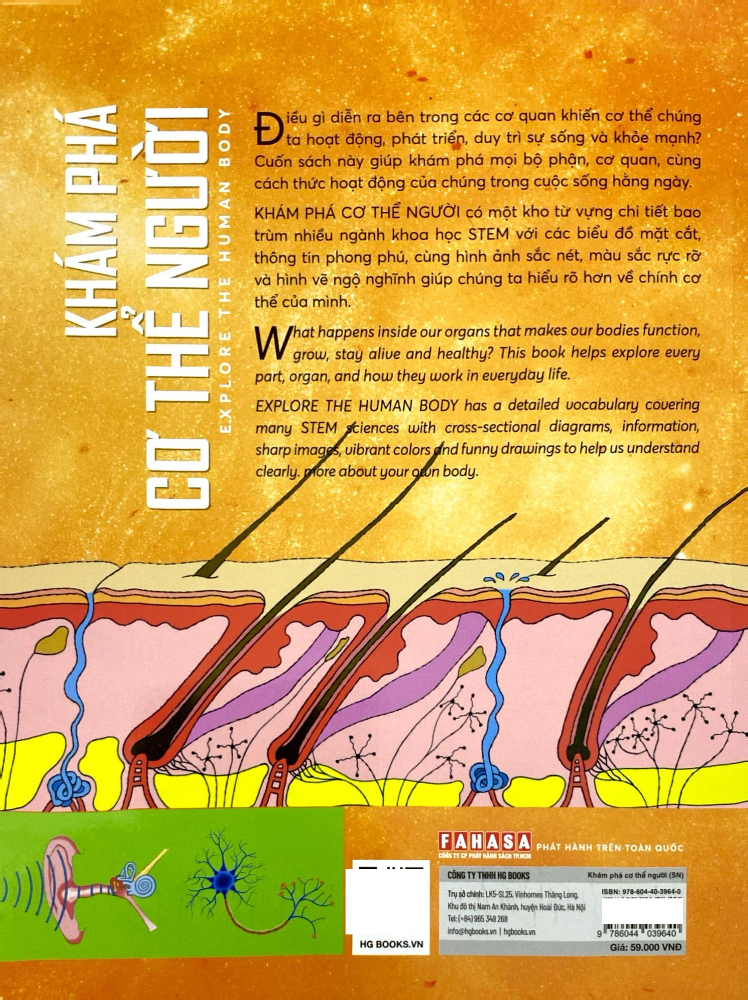 bách khoa tri thức - khám phá cơ thể người - explore the human body (song ngữ)