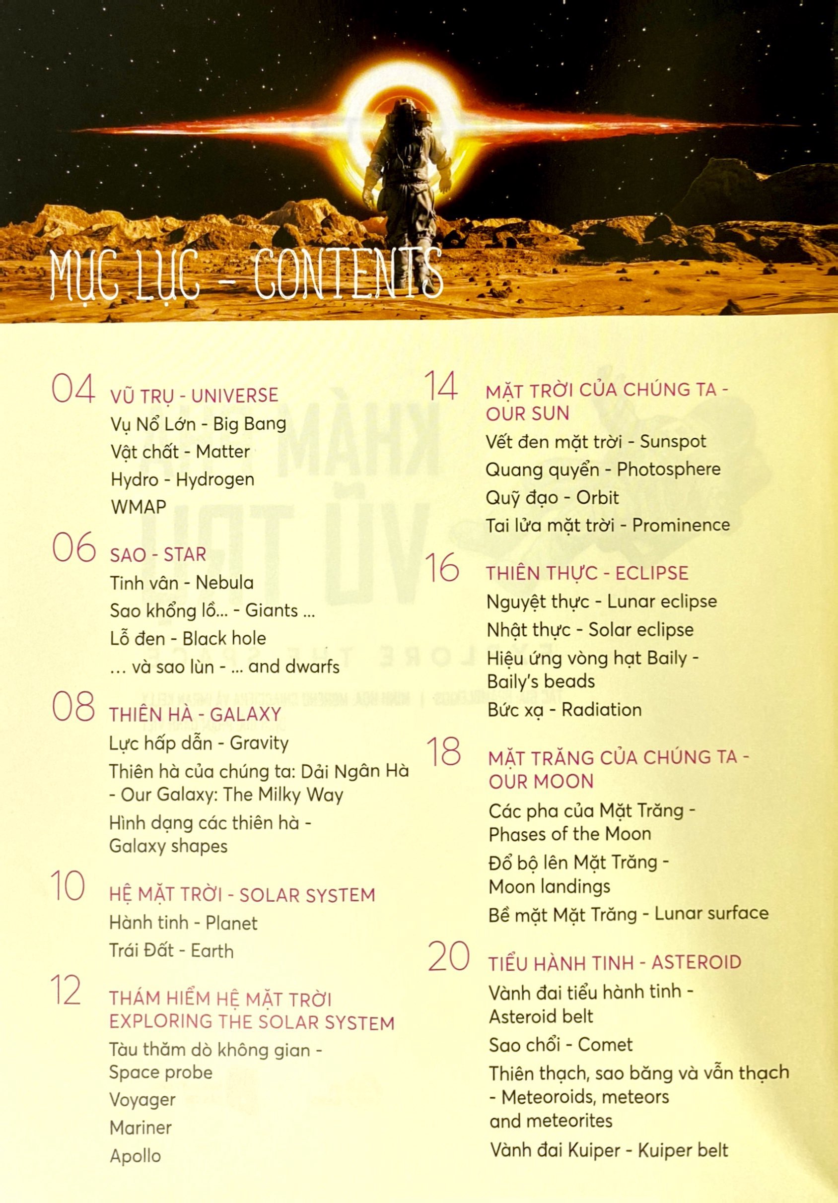bách khoa tri thức - khám phá vũ trụ - explore the space (song ngữ)