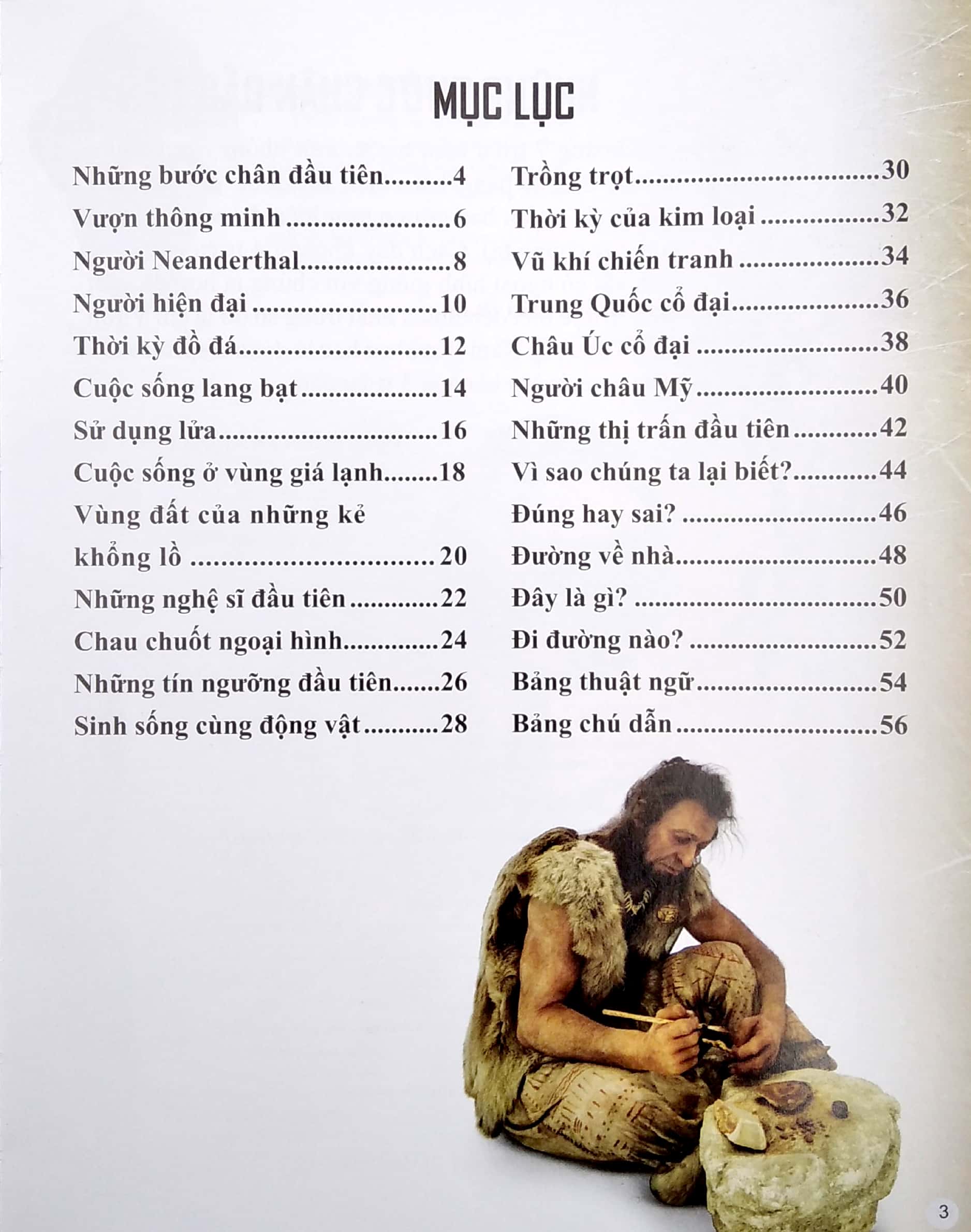 bách khoa tri thức về khám phá thế giới cho trẻ em - early people - người cổ đại