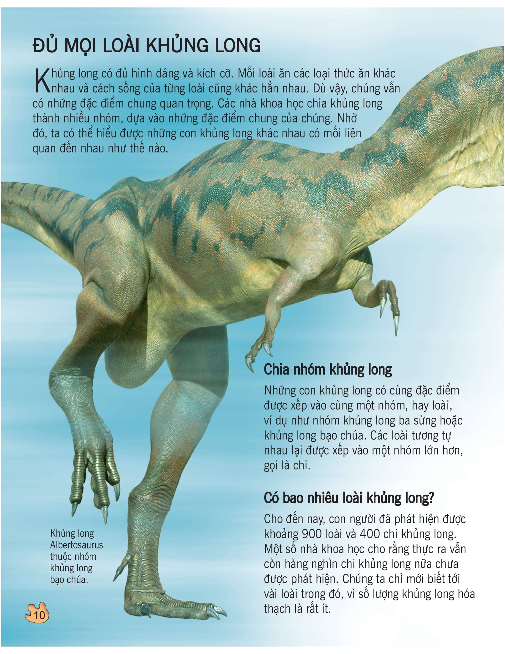 bách khoa tri thức về khám phá thế giới cho trẻ em - khủng long (tái bản 2020)