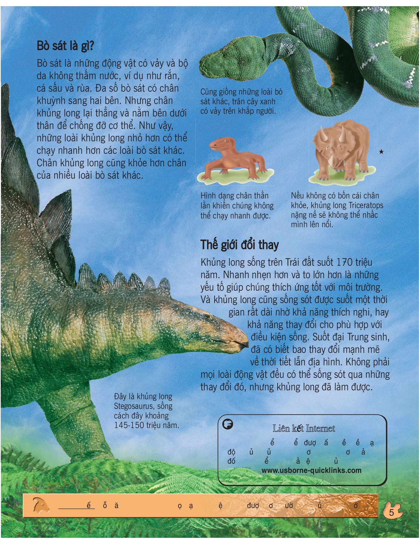 bách khoa tri thức về khám phá thế giới cho trẻ em - khủng long (tái bản 2020)