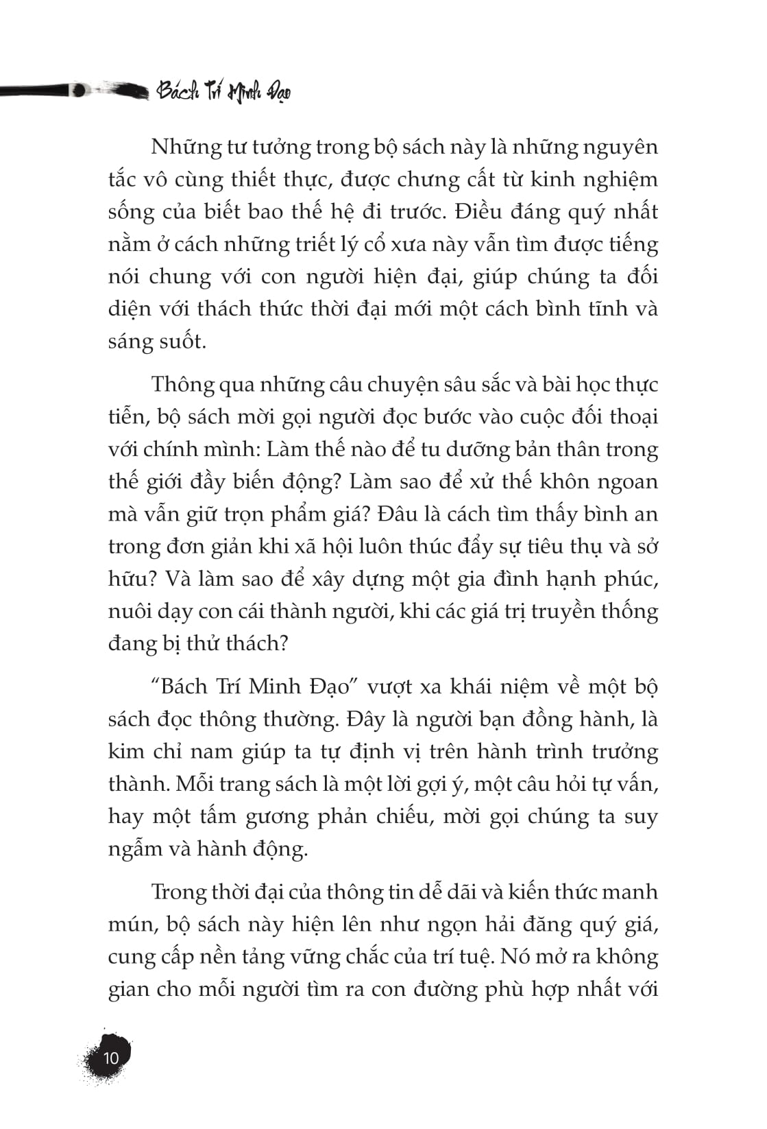 Bach Tri Minh Dao - Tri Tue Xu The - Lam Nen Dai Su