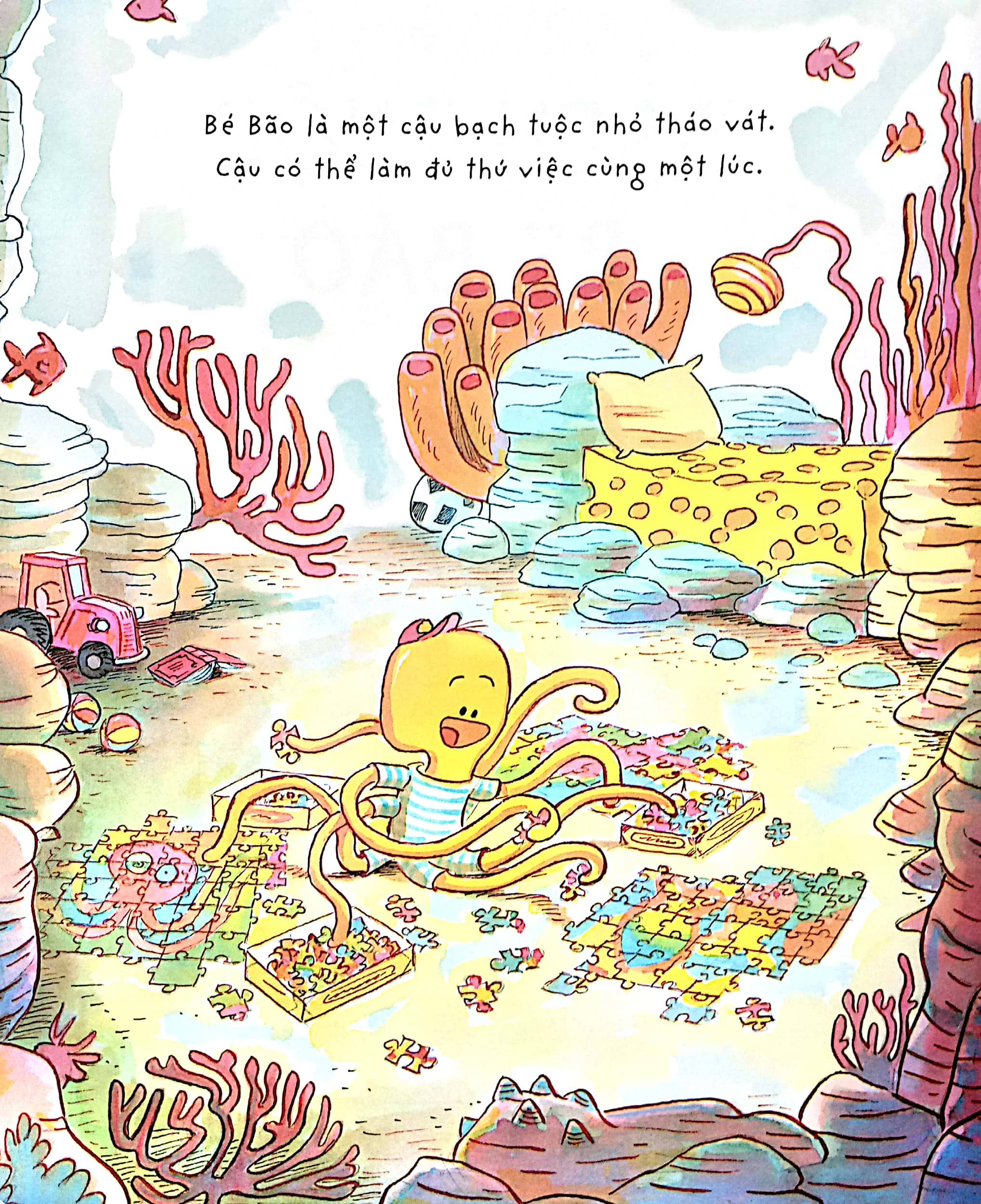 bạch tuộc bé bão