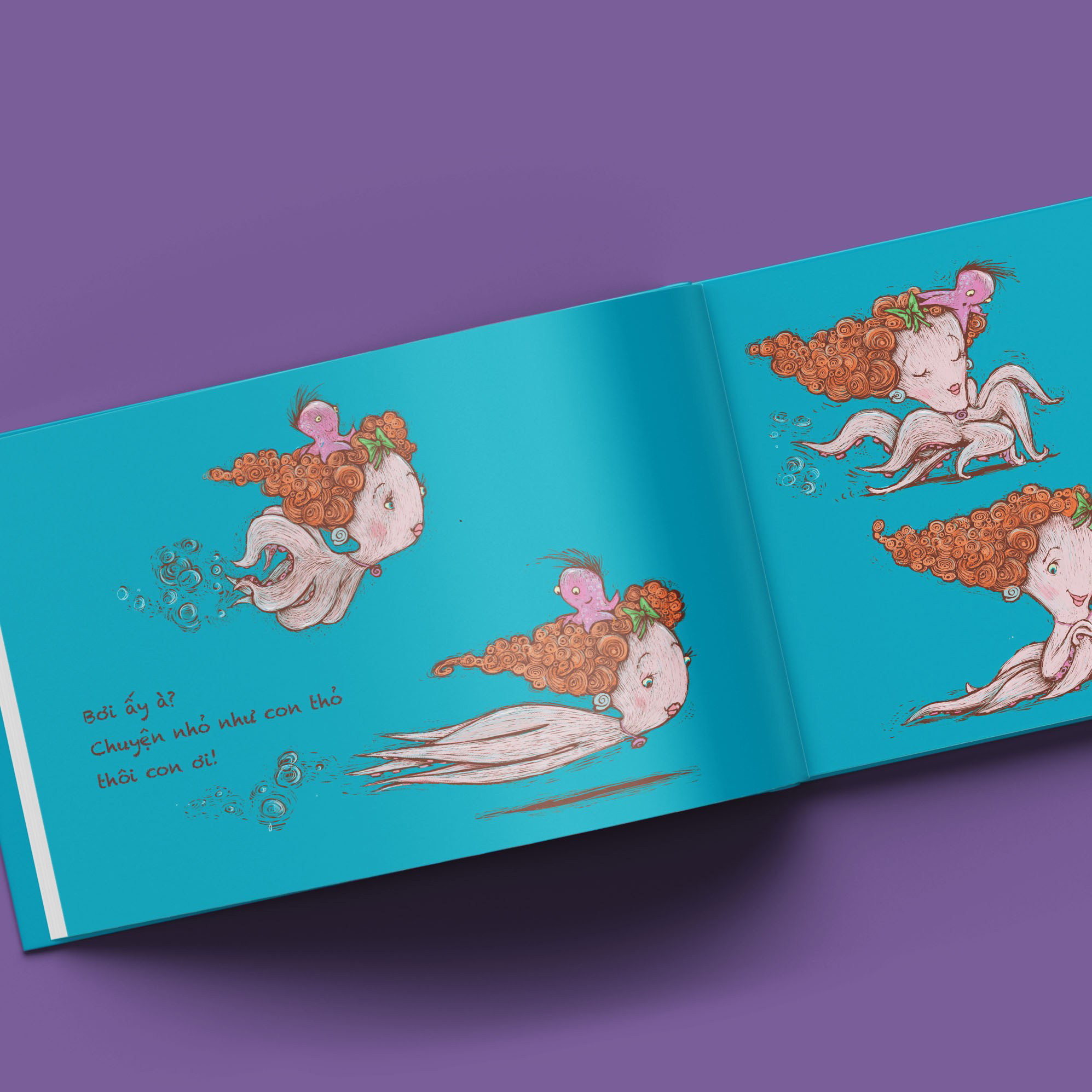 bạch tuộc phụt mực phi phàm - bìa cứng