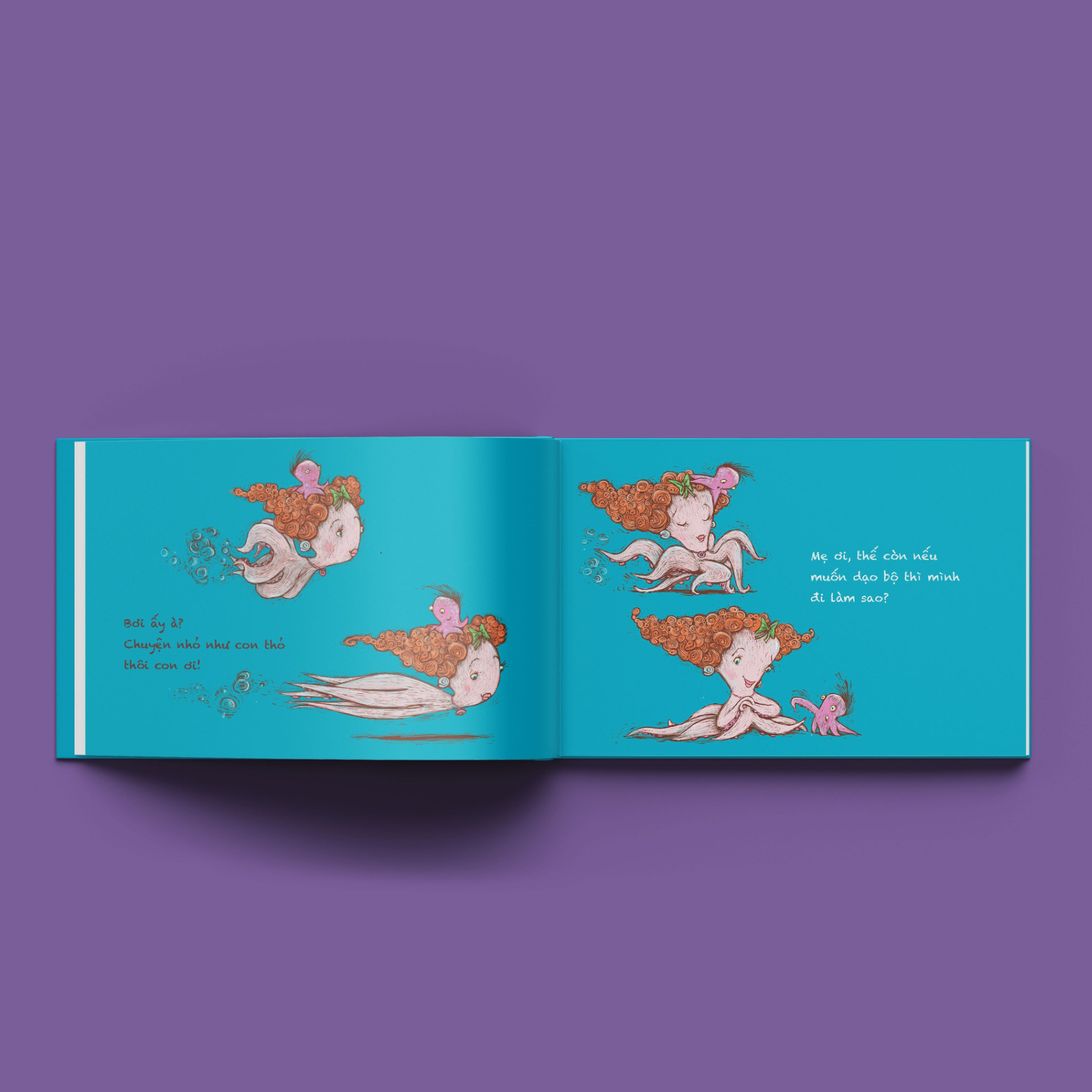 bạch tuộc phụt mực phi phàm - bìa cứng