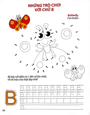 back to school - bé tập tô & đố vui với bảng chữ cái tiếng anh (song ngữ anh việt)