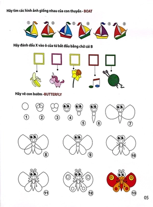 back to school - bé tập tô & đố vui với bảng chữ cái tiếng anh (song ngữ anh việt)