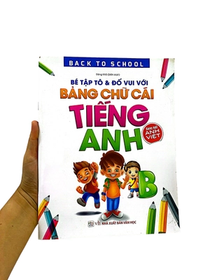 back to school - bé tập tô & đố vui với bảng chữ cái tiếng anh (song ngữ anh việt)