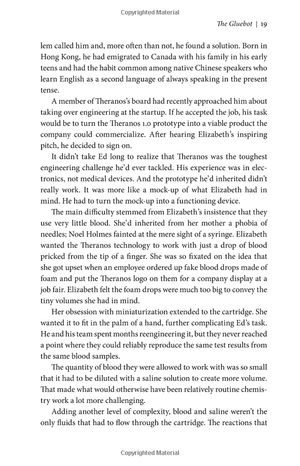 bad blood: secrets and lies in a silicon valley startup