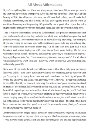 badass affirmations: the wit and wisdom of wild women