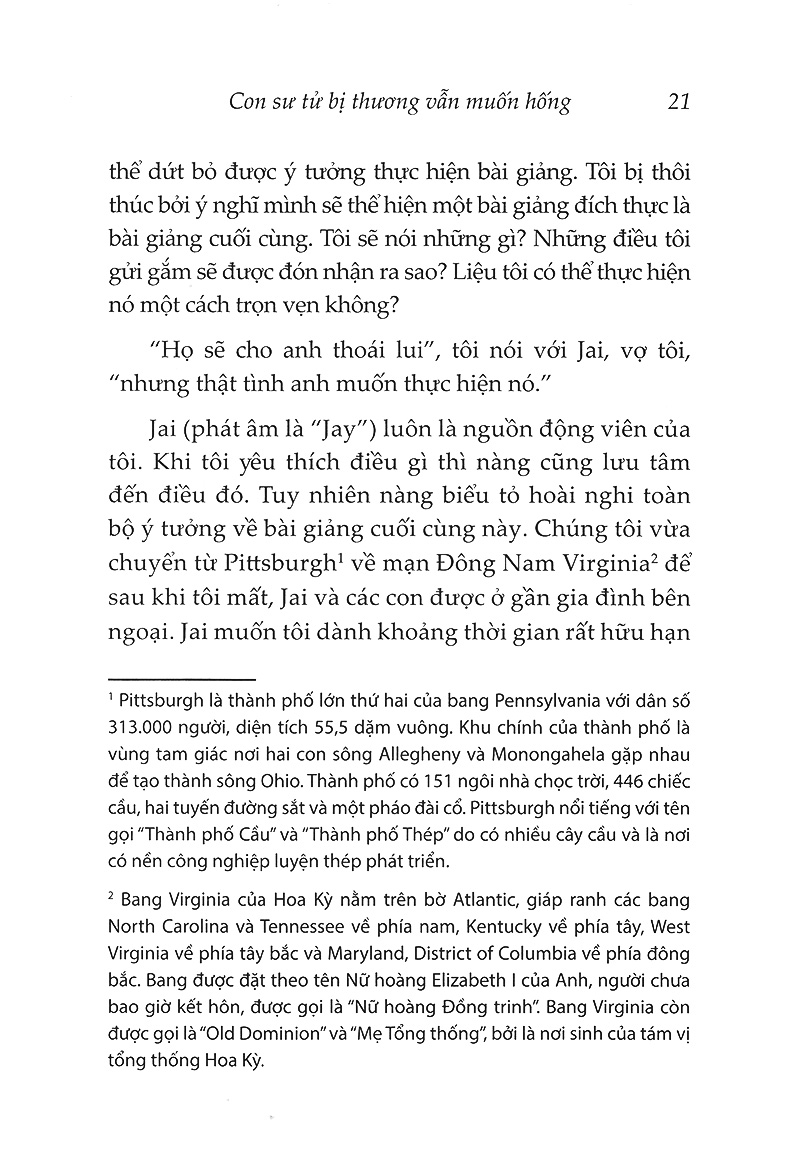 bài giảng cuối cùng