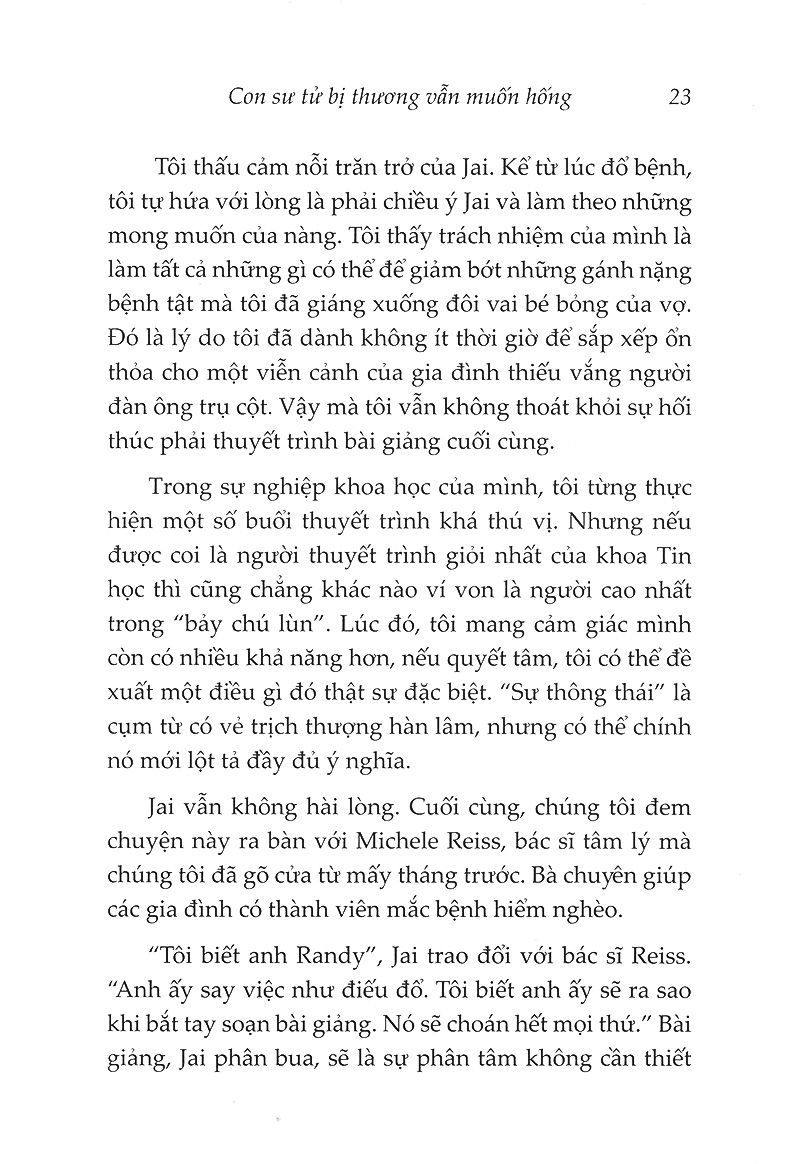 bài giảng cuối cùng