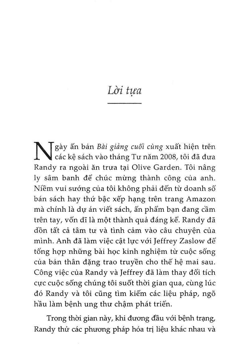 bài giảng cuối cùng