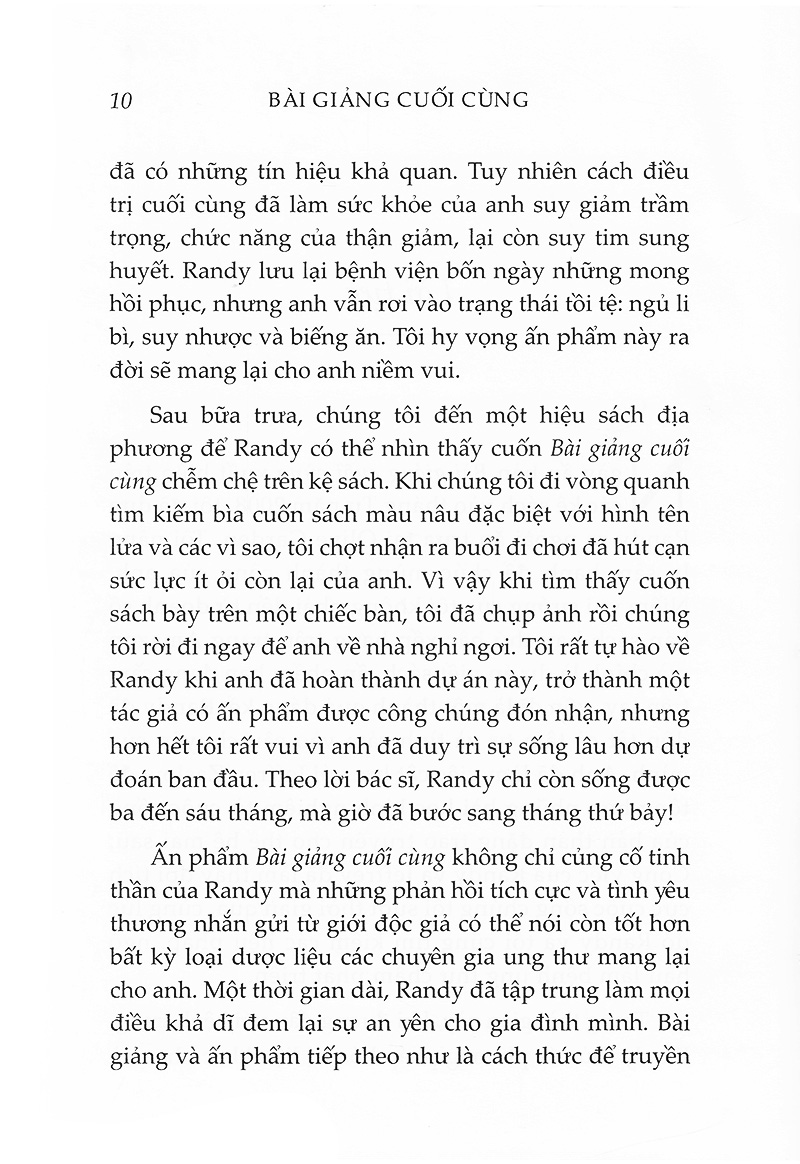 bài giảng cuối cùng