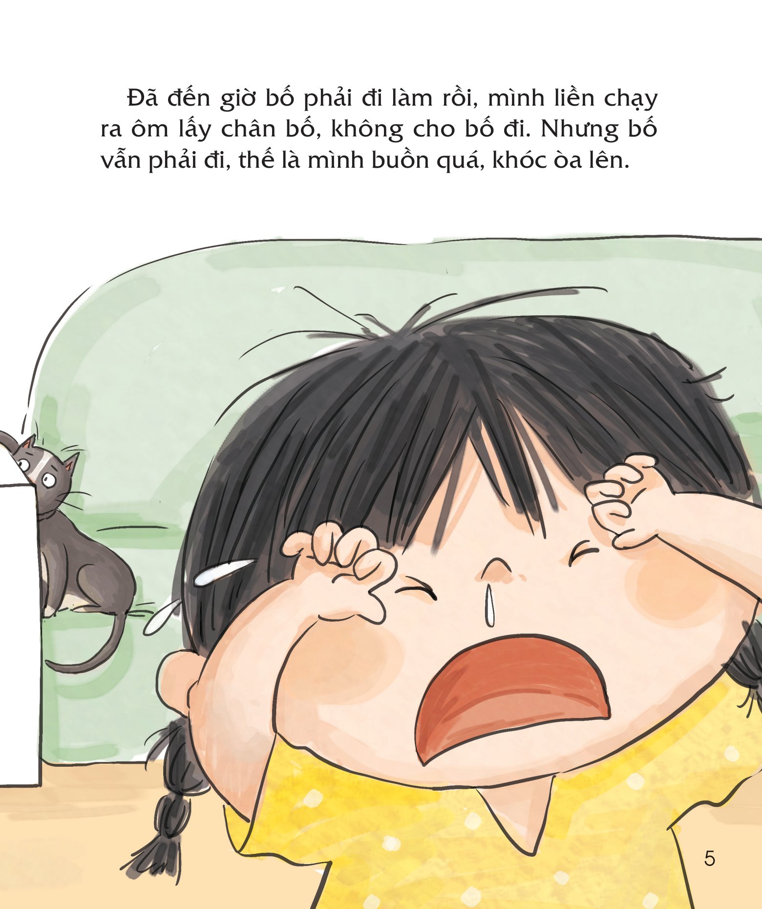 bài học đầu đời cho bé - con thích bố ở nhà cơ! - giúp trẻ hiểu lý do vì sao người lớn cần phải đi làm