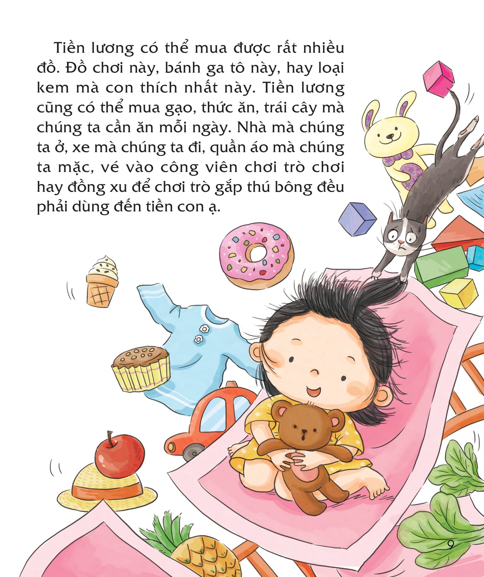bài học đầu đời cho bé - con thích bố ở nhà cơ! - giúp trẻ hiểu lý do vì sao người lớn cần phải đi làm