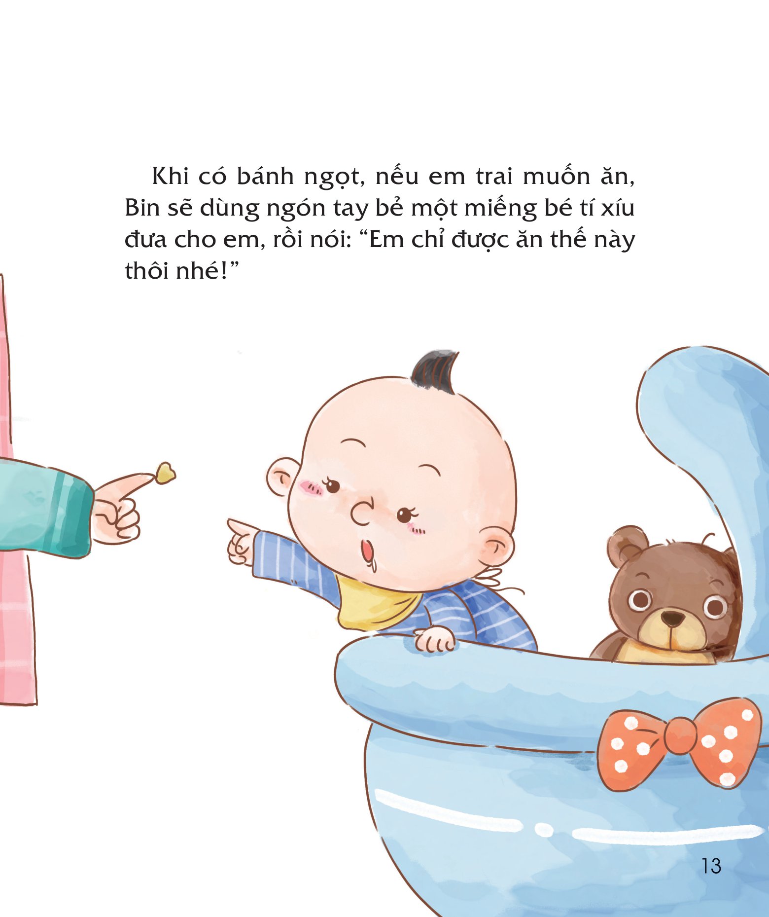 bài học đầu đời cho bé - không được đụng vào đồ của tớ! - giúp trẻ biết chia sẻ, nhường nhịn và không ích kỷ