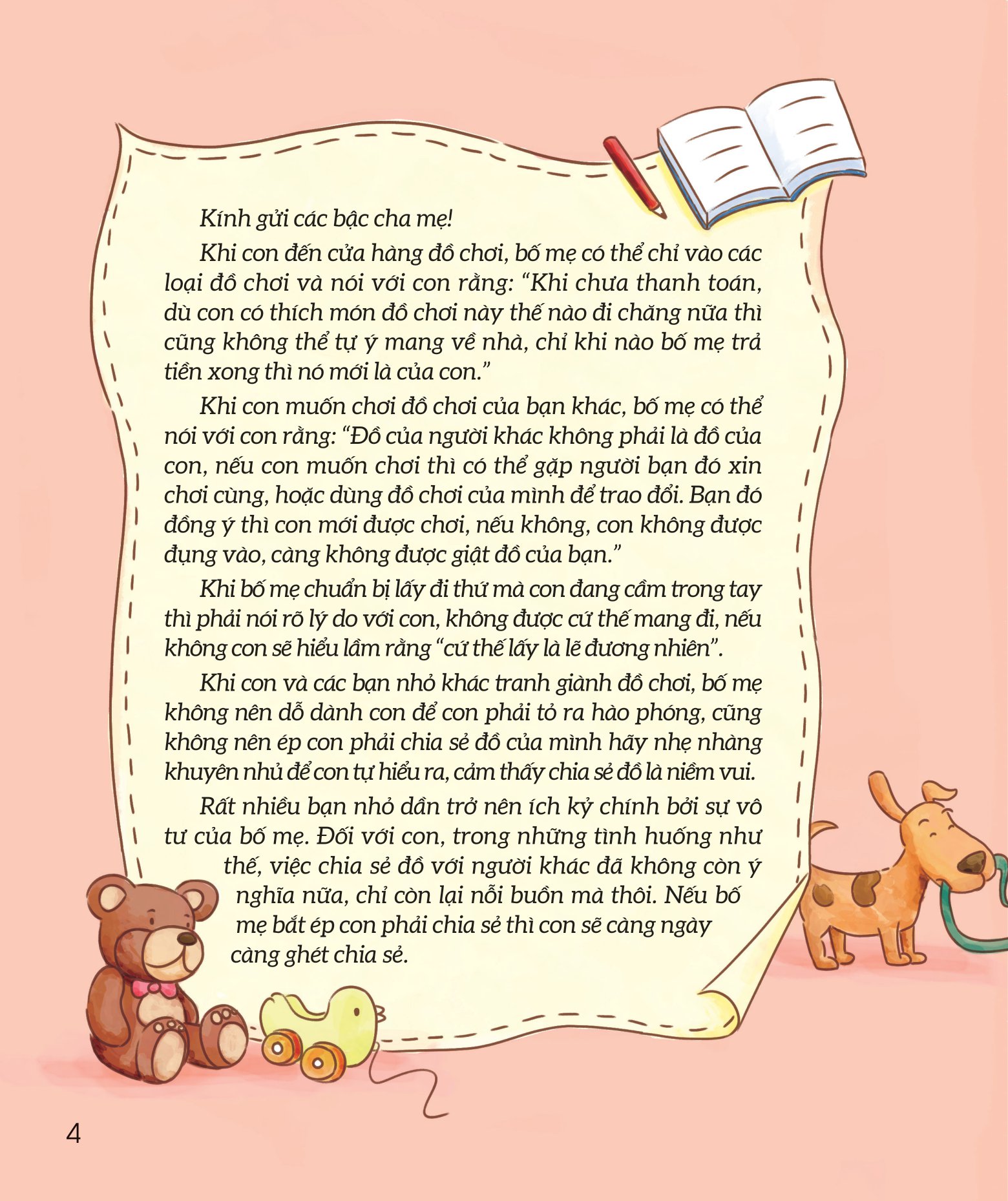 bài học đầu đời cho bé - không được đụng vào đồ của tớ! - giúp trẻ biết chia sẻ, nhường nhịn và không ích kỷ