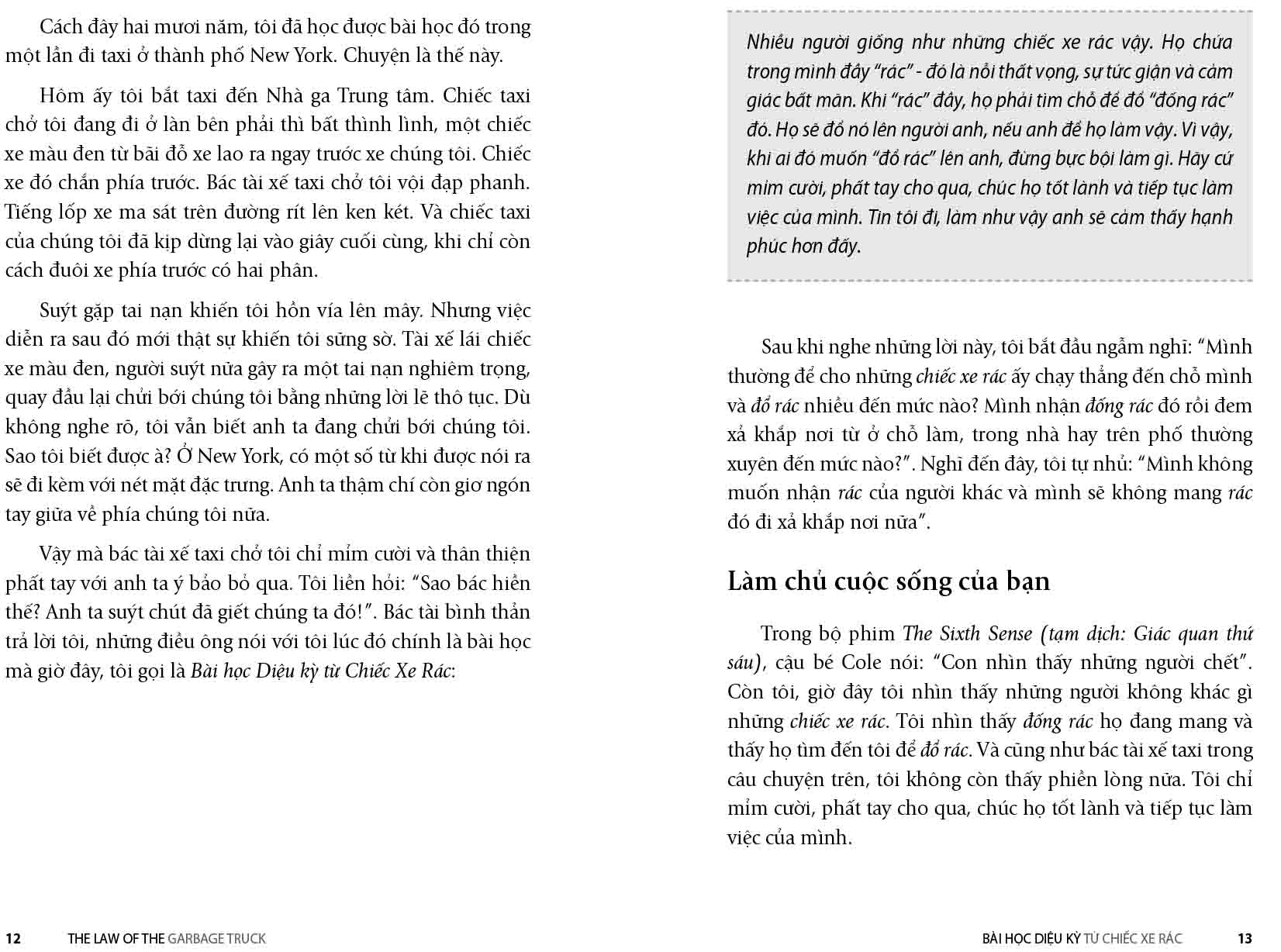 bài học diệu kỳ từ chiếc xe rác (tái bản 2020)