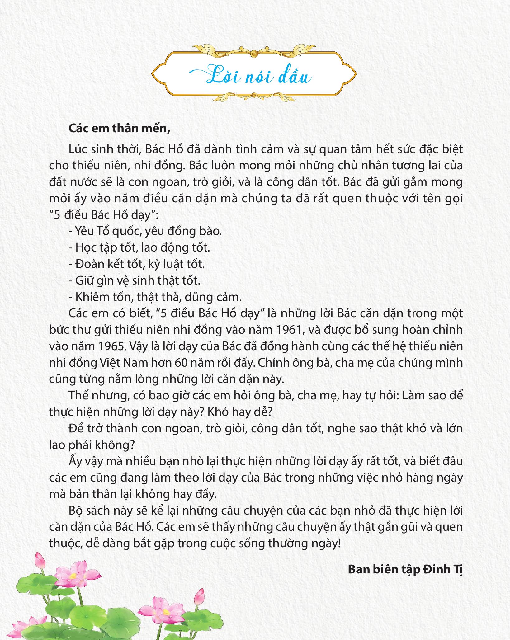 Bai Hoc Hay Tu 5 Dieu Bac Day - Doan Ket Tot, Ky Luat Tot - Su Co Kho Quen