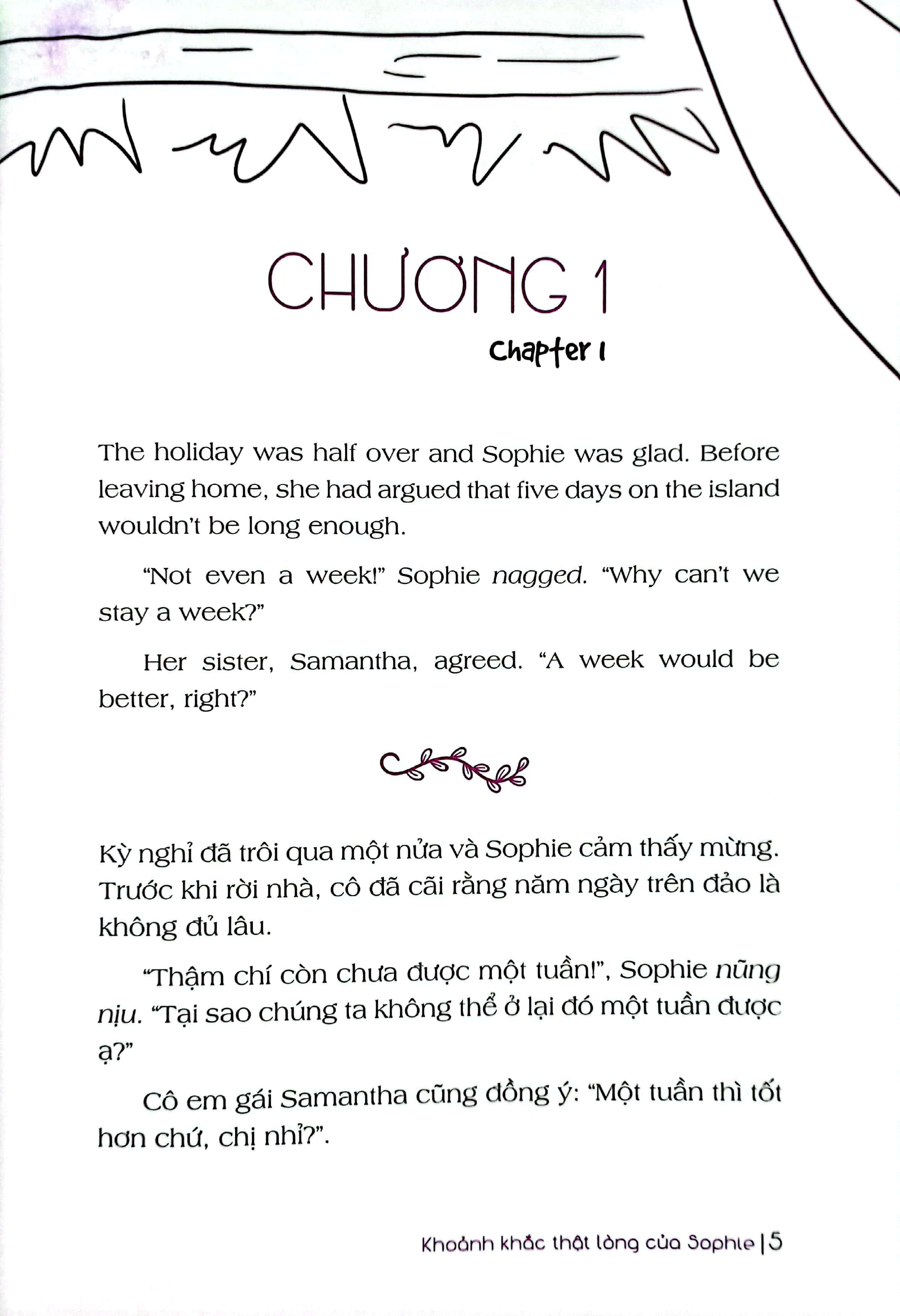 bài học về lòng biết ơn - khoảnh khắc thật lòng của sophie (song ngữ anh - việt) (tái bản 2024)