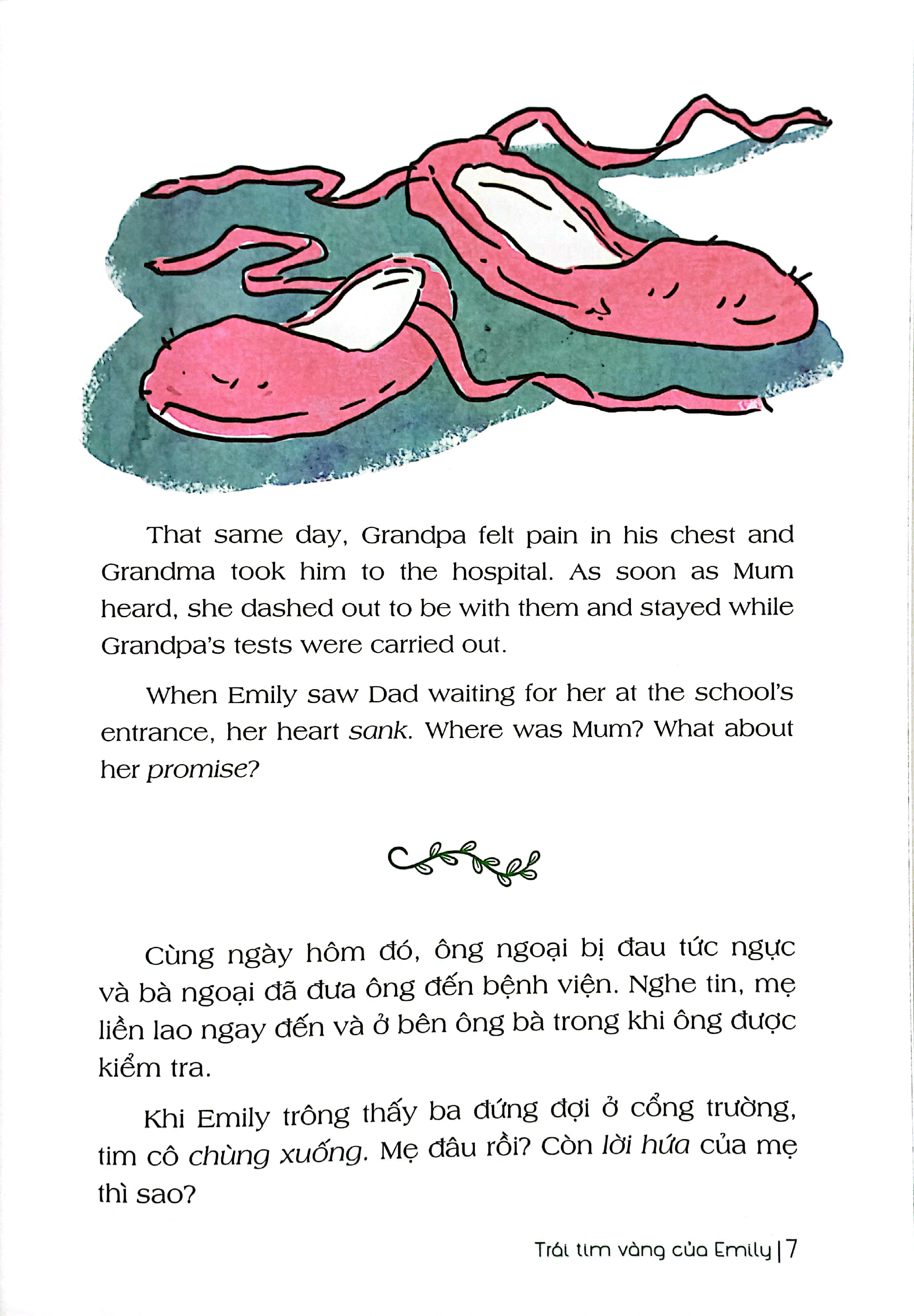 bài học về lòng cảm thông - trái tim vàng của emily (song ngữ anh - việt) (tái bản 2024)