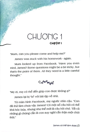 bài học về tính cần cù - james có thể làm được (song ngữ anh - việt) (tái bản 2024)