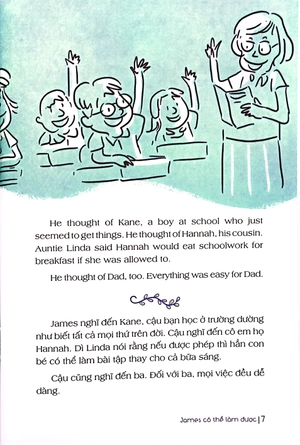 bài học về tính cần cù - james có thể làm được (song ngữ anh - việt) (tái bản 2024)