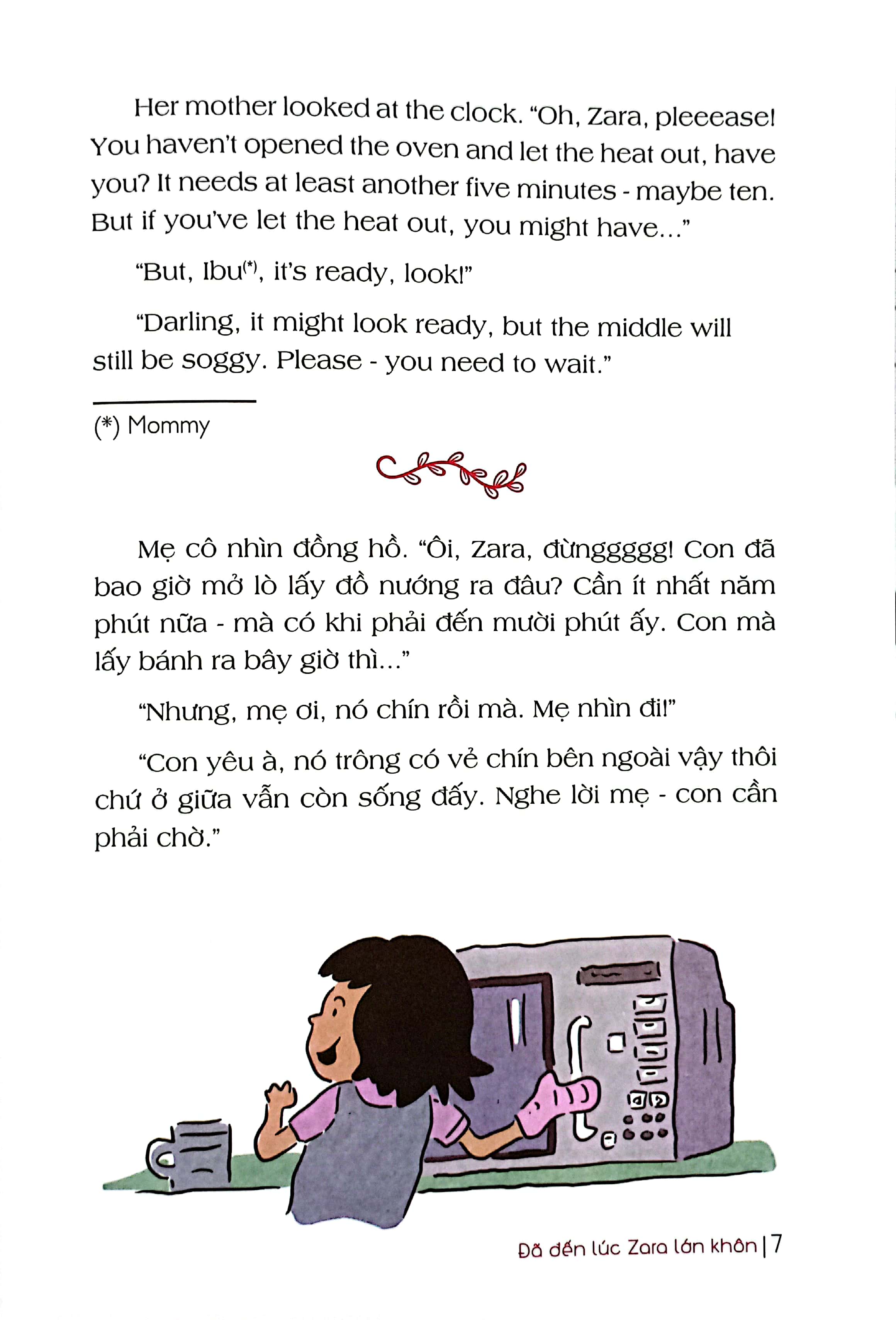 bài học về tính kiên nhẫn - đã đến lúc zara lớn khôn (song ngữ anh - việt) (tái bản 2024)