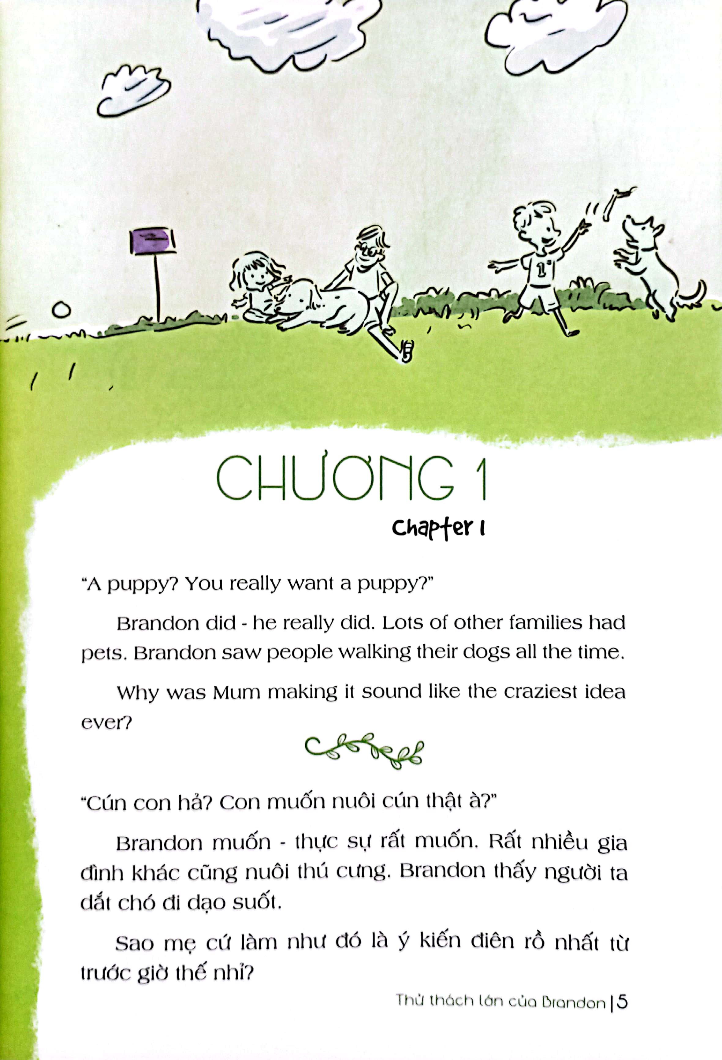 bài học về trách nhiệm - thử thách lớn của brandon (song ngữ anh - việt) (tái bản 2024)